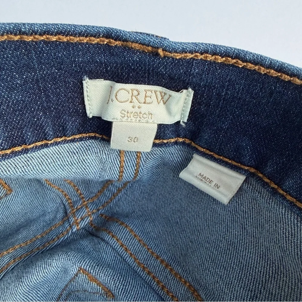 Womans J. Crew Stretch Denim Jeans Size 30w x 27 Inseam​​